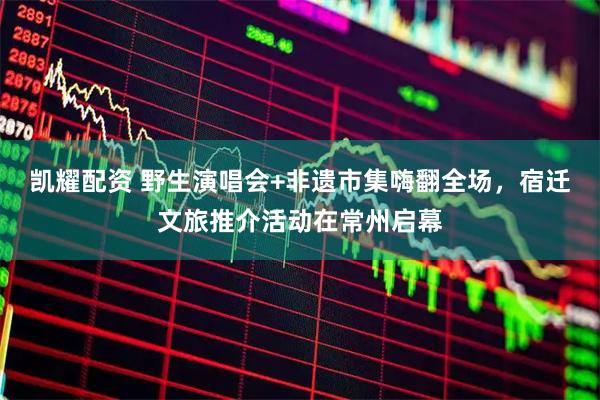 凯耀配资 野生演唱会+非遗市集嗨翻全场，宿迁文旅推介活动在常州启幕